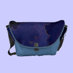 Abstract in Blues messenger bags