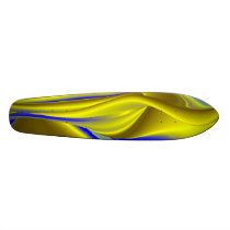 Abstract in gold-yellow blue