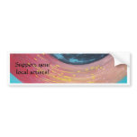 Abstract in Motion Bumper Sticker