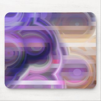Abstract in Purple and Tan mousepad