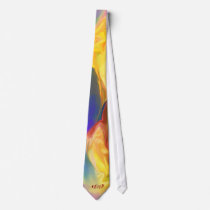abstract in purple lll custom ties