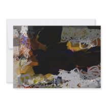 abstract invitation card