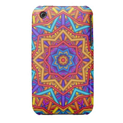Abstract iPhone 3 speck case Super Star Iphone 3 Case-mate Cases by walstraasart