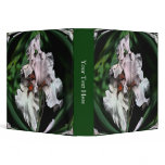 Abstract Iris Floral School Binder