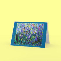 Abstract Irises  cards