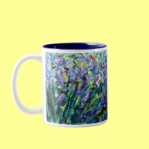 Abstract Irises Mug mugs