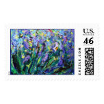 Abstract Irises  Postage Stamps