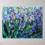 Abstract Irises  posters
