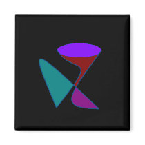 ABSTRACT IS ME - magnet by Horseshoes3 ABSTRACT IS ME - magnet