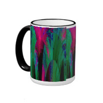 Abstract Jungle mugs by Perlyyyy Abstract Jungle mugs