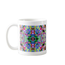 Abstract Kaleidoscope Pattern Coffee Mugs
