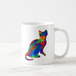 Abstract Kitty Coffee Mugs