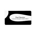 abstract personalized address labels