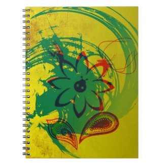 Abstract Ladybug Notebook