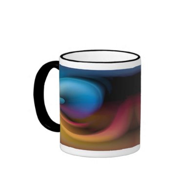 abstract land coffee mug by neferamug