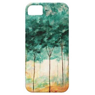Abstract Landscape Art Trees Forest Painting iPhone 5 Cover
