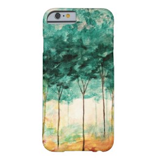 Abstract Landscape Art Trees Forest Painting iPhone 6 Case