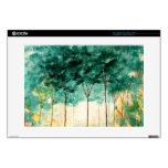 Abstract Landscape Art Trees Forest Painting 15" Laptop Skins