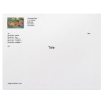 Abstract Landscape Buenos Aires 21.75x14.5 Custom Letterhead