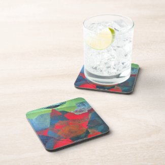 Abstract Landscape of Potosi Bolivia 21.9 x 27.6 Beverage Coasters