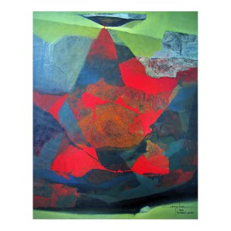 Abstract Landscape of Potosi Bolivia 21.9 x 27.6 Print