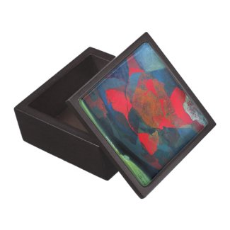 Abstract Landscape of Potosi Bolivia 21.9 x 27.6 Premium Trinket Box