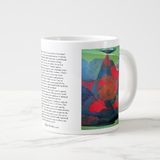 Abstract Landscape of Potosi Bolivia 21.9 x 27.6 Extra Large Mug