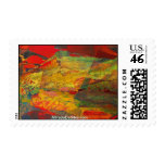 Abstract Landscape of Potosi Bolivia 29x18 Stamp