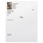 Abstract Landscape of Potosi Bolivia Custom Letterhead