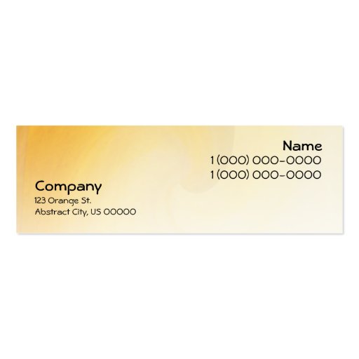 Abstract Lemon Popsicles Business Card Templates (back side)