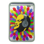 Abstract Lenin Head in Star Circle Sleeves For Macbook Air