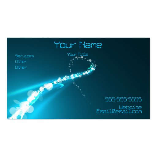 Abstract Lights and colors Business Card