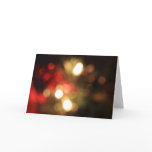 Abstract Lights Greeting Card