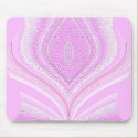Abstract lilac flower mousepads