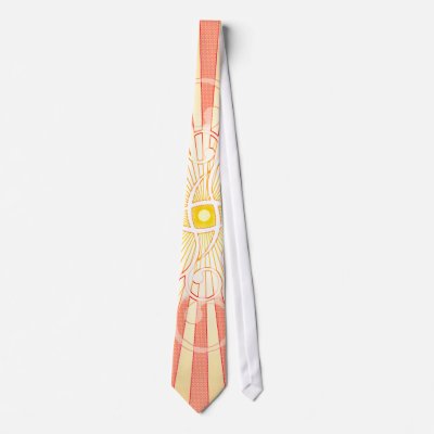 Abstract Lines and Spirals: Custom Tie by spiritswitchboard