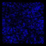 Abstract Lines - Blue posters