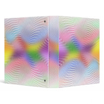 Abstract Lines & Colors: Custom Binder
