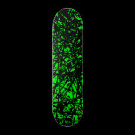 Abstract Lines - Green skateboards