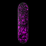 Abstract Lines - Magenta skateboards