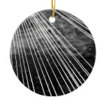 Abstract lines christmas tree ornament