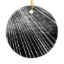Abstract lines christmas tree ornament