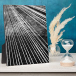 Abstract lines plaques