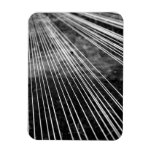 Abstract lines flexible magnet