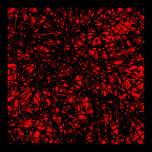 Abstract Lines - Red posters