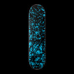 Abstract Lines - Sky Blue skateboards