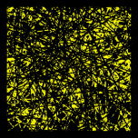 Abstract Lines - Yellow posters