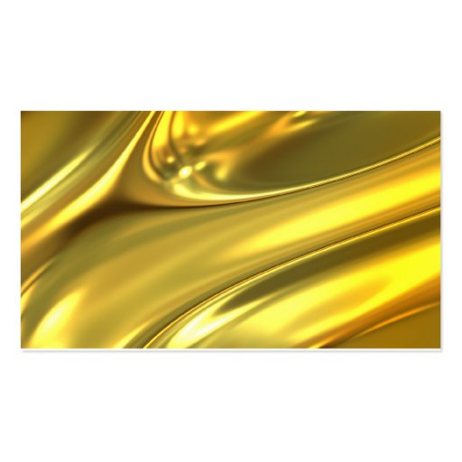 Abstract Liquid Gold Business Cards (back side)