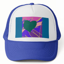 Abstract Love Heart hats