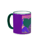 Abstract Love Heart Mugs