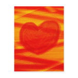 ABSTRACT LOVE POST CARD